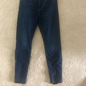 Hudson dark wash skinny jean